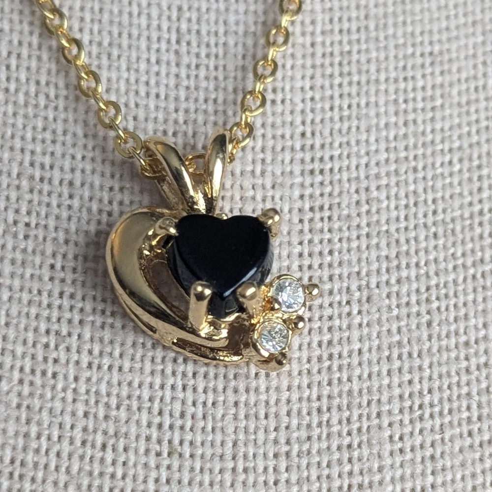 Classic Black and Gold Curated Vintage Jewelry Set - Picture 6 of 10